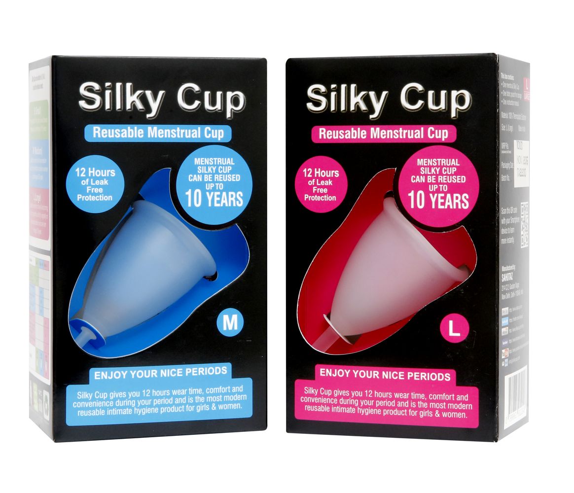 Silky Cup Menstrual Cup sanitary napkins alternative Menstrual Periods